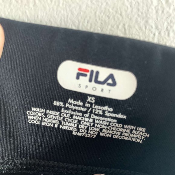FILA Black Long Workout Shorts - Picture 5 of 5